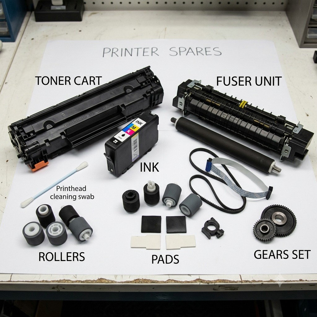 All Types of Printer Spares